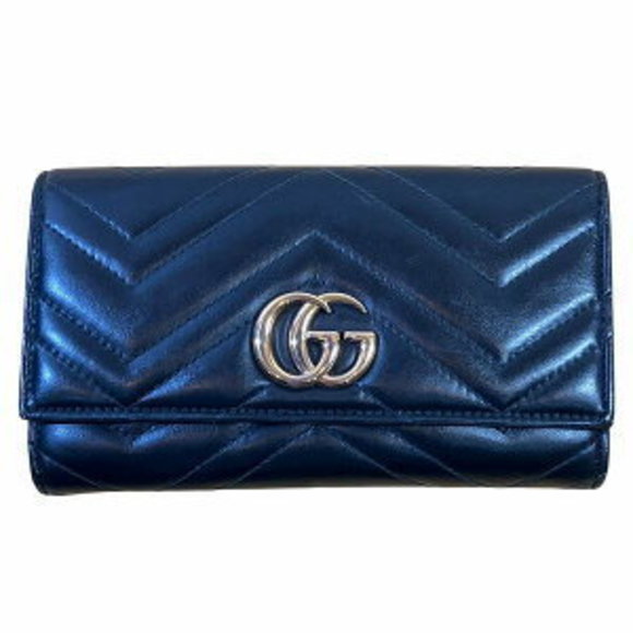Gucci GG Marmont Continental Wallet Long Bifold - Picture 1 of 8